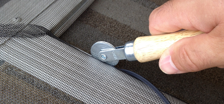 metal screen door repair in Mountain House